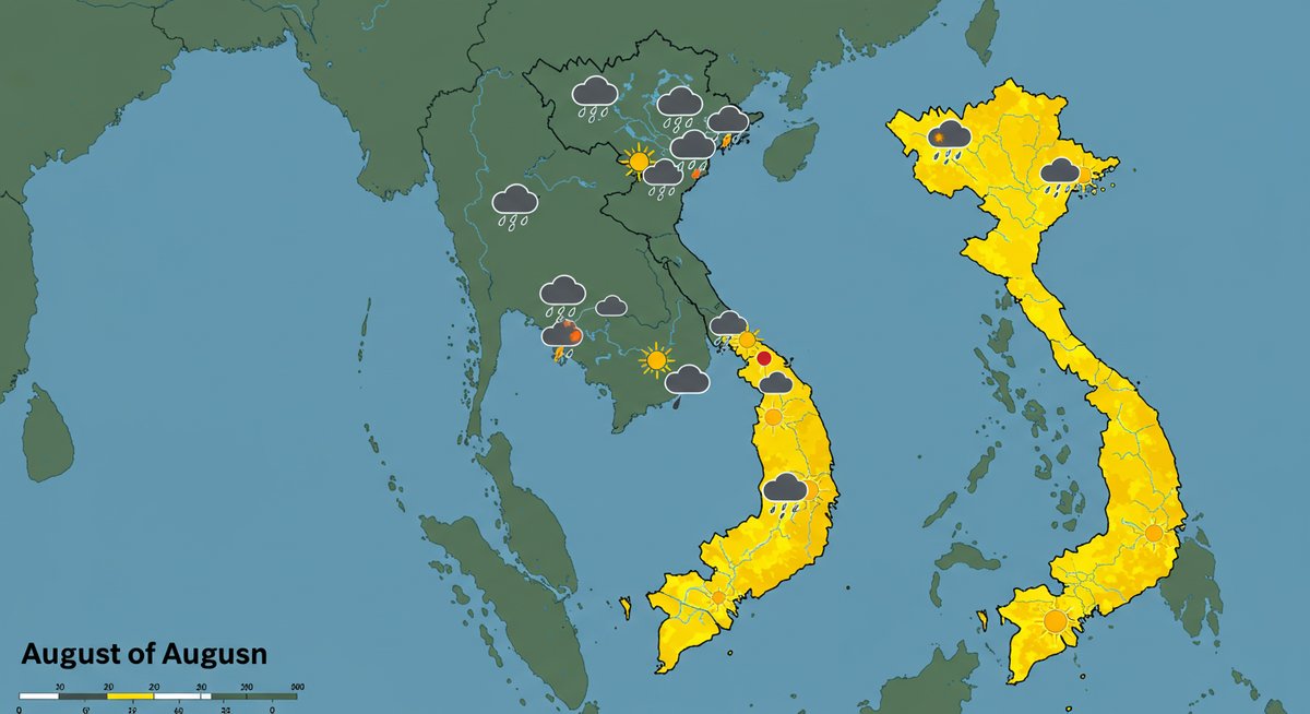 ベトナム 8 月