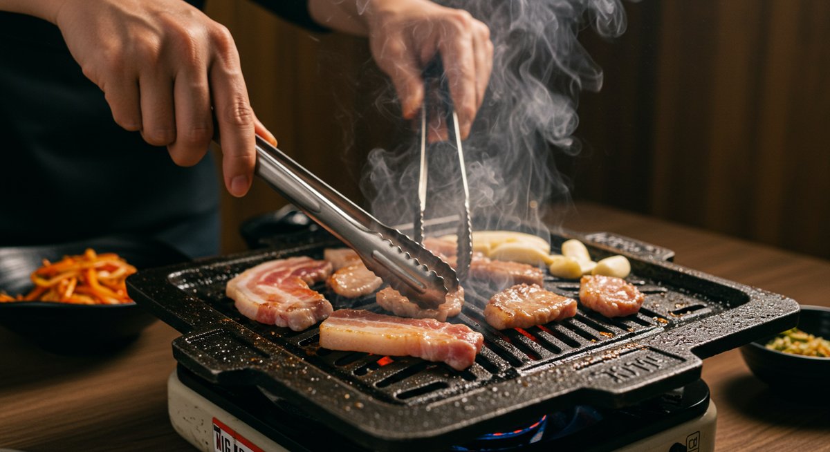 サムギョプサル 食べ方
